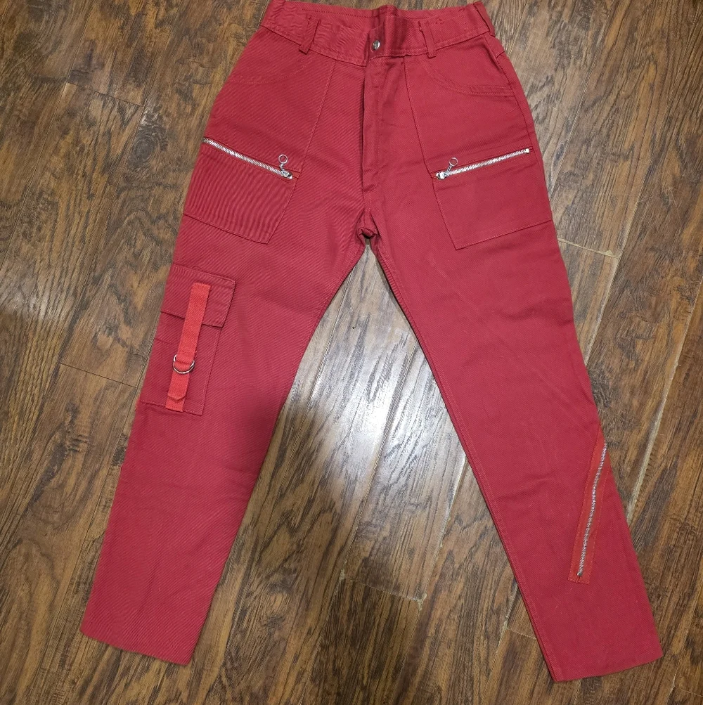 RARE Vintage Boy London Womens Cargo Pants sz small. - Picture 3 of 7